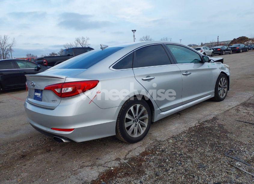 Photo 4 of 2016 Hyundai Sonata SPORT (VIN 5NPE34AF7GH376229)