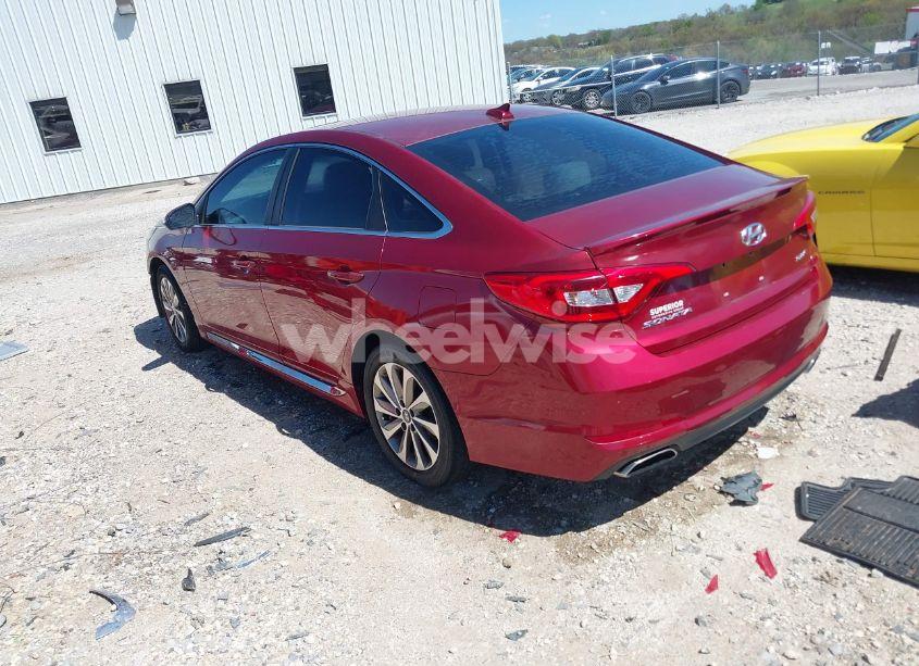 Photo 3 of 2016 Hyundai Sonata SPORT (VIN 5NPE34AF7GH396416)