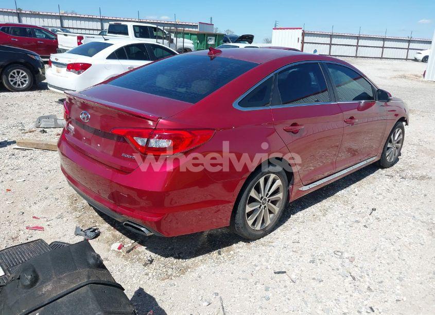 Photo 4 of 2016 Hyundai Sonata SPORT (VIN 5NPE34AF7GH396416)