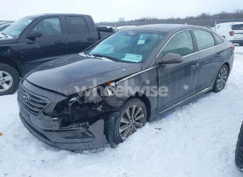 Photo 2 of 2017 Hyundai Sonata SPORT (VIN 5NPE34AF7HH521352)