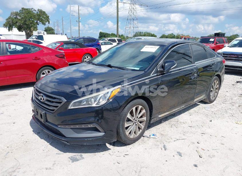 Photo 2 of 2017 Hyundai Sonata SPORT (VIN 5NPE34AF7HH581552)