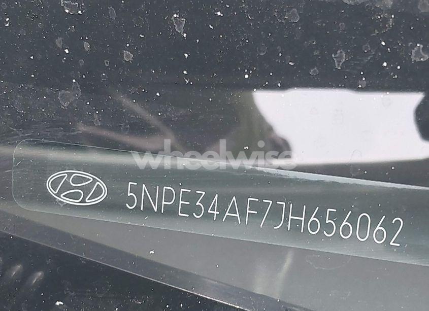 Photo 9 of 2018 Hyundai Sonata LIMITED (VIN 5NPE34AF7JH656062)