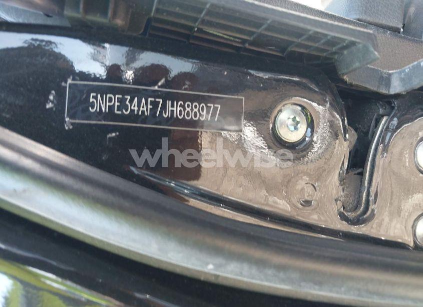 Photo 9 of 2018 Hyundai Sonata SPORT (VIN 5NPE34AF7JH688977)