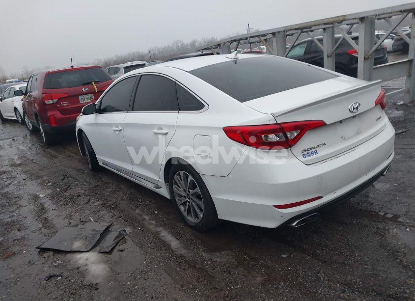 Photo 3 of 2015 Hyundai Sonata SPORT (VIN 5NPE34AF8FH067531)