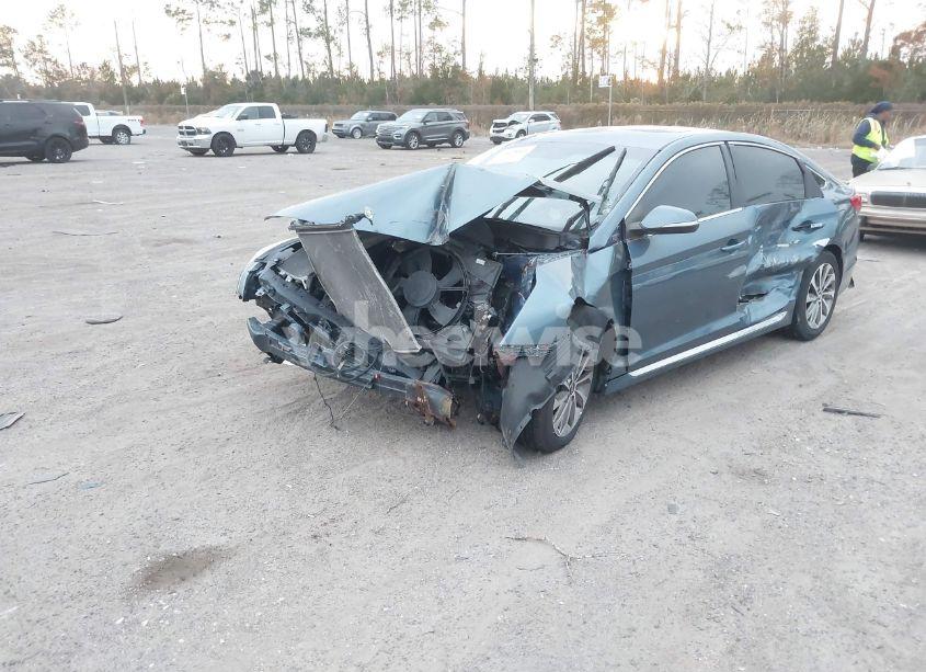 Photo 2 of 2016 Hyundai Sonata SPORT (VIN 5NPE34AF8GH424725)