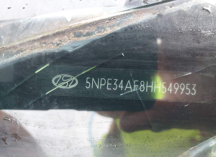 Photo 9 of 2017 Hyundai Sonata SPORT (VIN 5NPE34AF8HH549953)