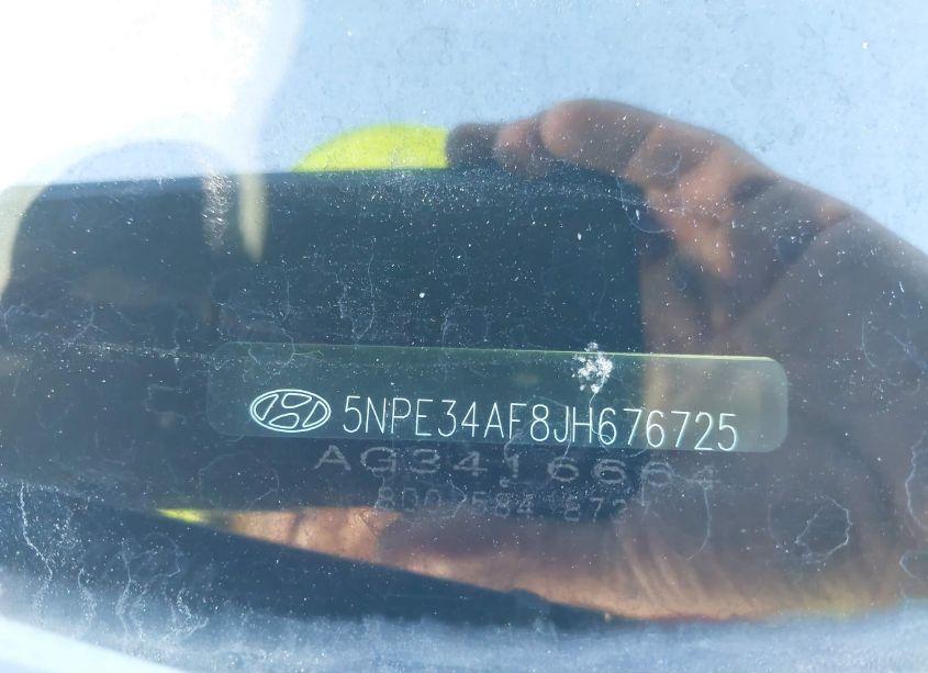 Photo 19 of 2018 Hyundai Sonata SEL (VIN 5NPE34AF8JH676725)