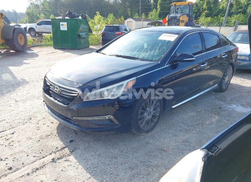 Photo 2 of 2015 Hyundai Sonata LIMITED (VIN 5NPE34AF9FH011095)