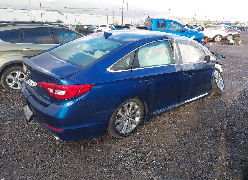 Photo 4 of 2015 Hyundai Sonata SPORT (VIN 5NPE34AF9FH088906)
