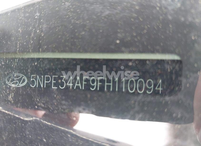 Photo 9 of 2015 Hyundai Sonata SPORT (VIN 5NPE34AF9FH110094)