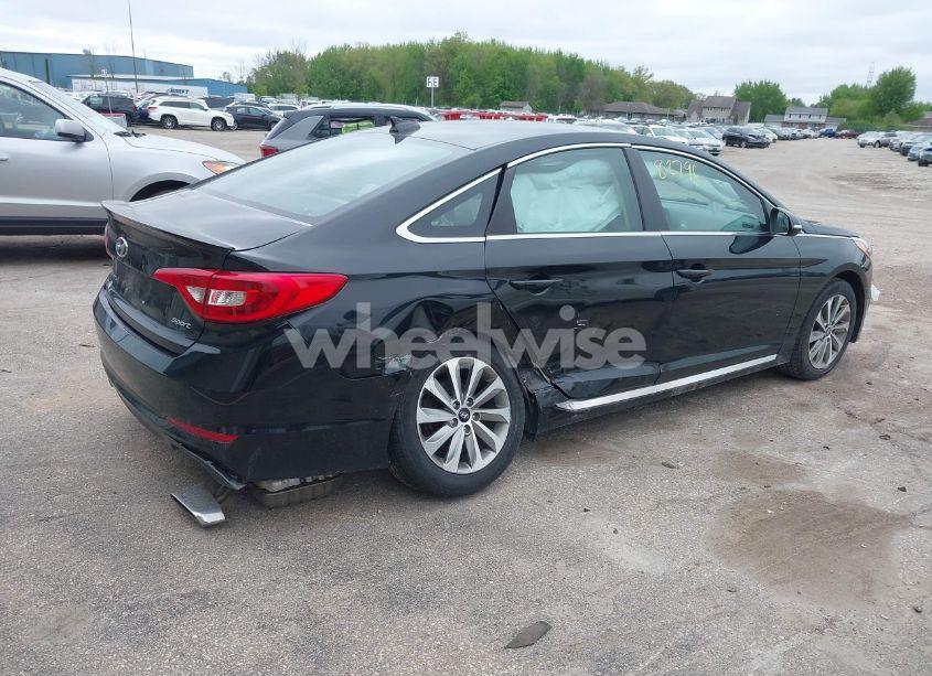 Photo 4 of 2016 Hyundai Sonata SPORT (VIN 5NPE34AF9GH272664)