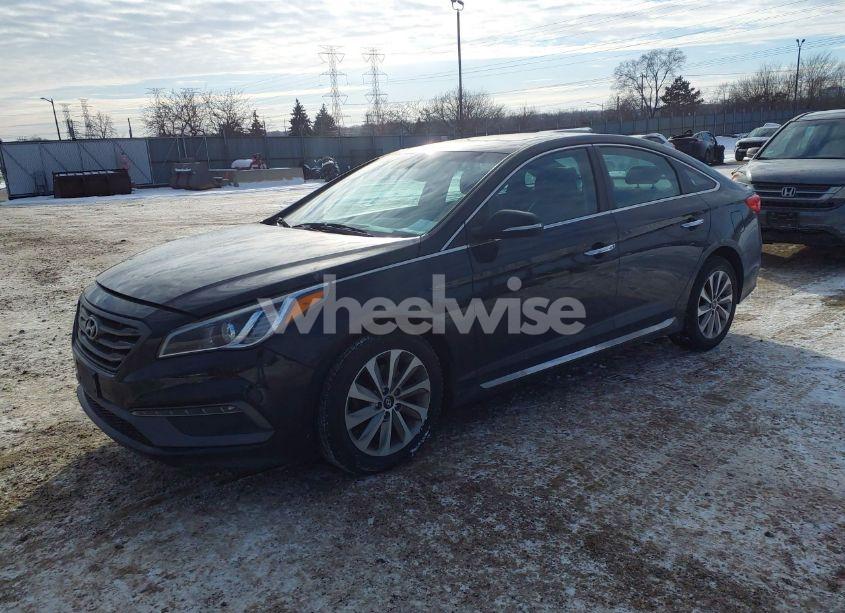 Photo 2 of 2016 Hyundai Sonata SPORT (VIN 5NPE34AF9GH298990)