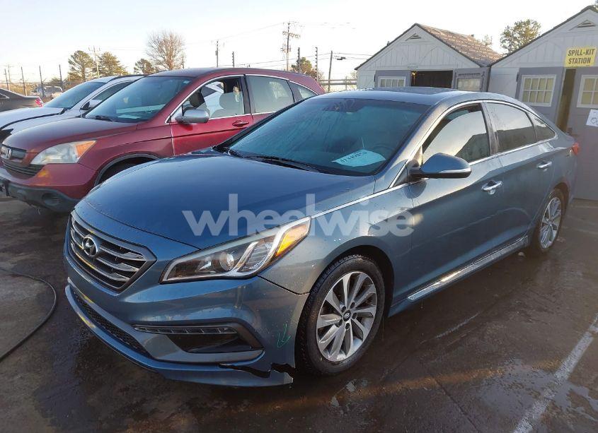 Photo 2 of 2016 Hyundai Sonata SPORT (VIN 5NPE34AF9GH318199)