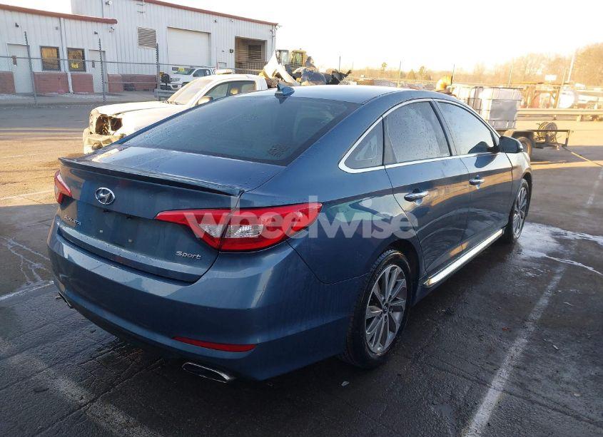 Photo 4 of 2016 Hyundai Sonata SPORT (VIN 5NPE34AF9GH318199)