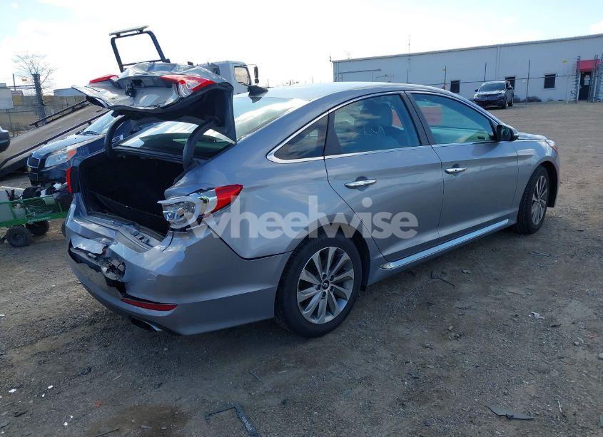 Photo 4 of 2016 Hyundai Sonata SPORT (VIN 5NPE34AF9GH334354)