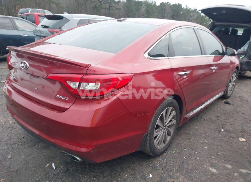 Photo 4 of 2016 Hyundai Sonata SPORT (VIN 5NPE34AF9GH371761)