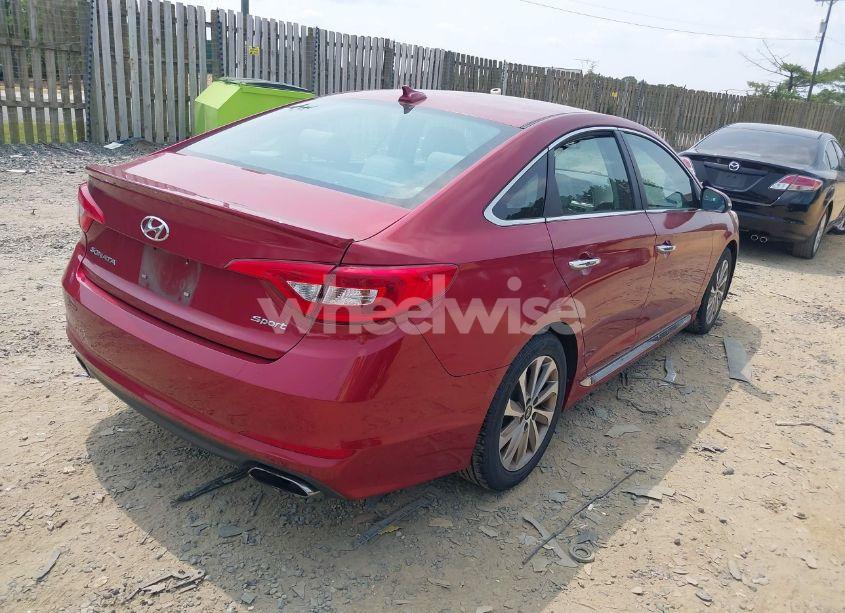 Photo 4 of 2016 Hyundai Sonata SPORT (VIN 5NPE34AF9GH413569)