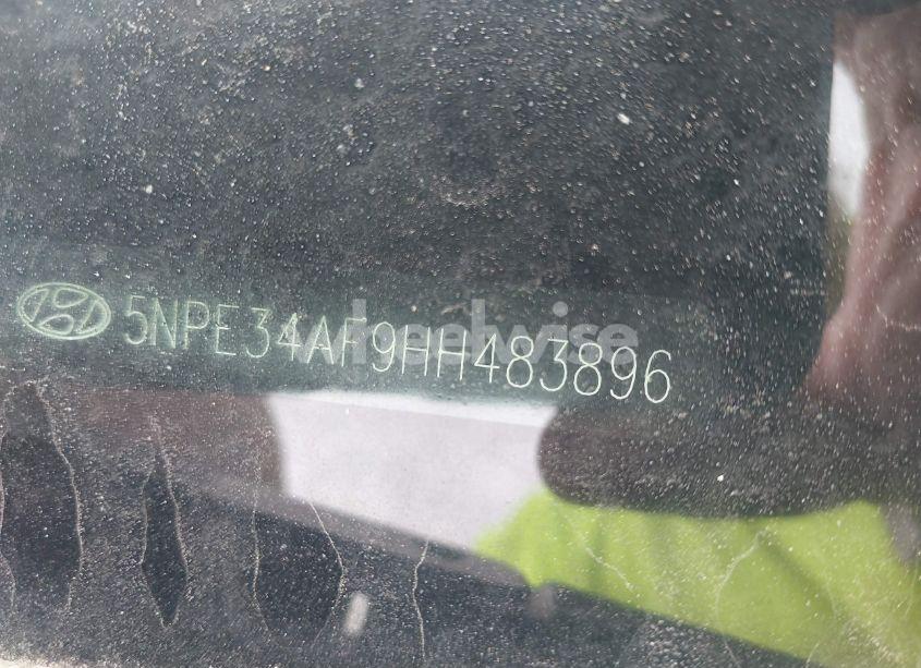 Photo 9 of 2017 Hyundai Sonata SPORT (VIN 5NPE34AF9HH483896)