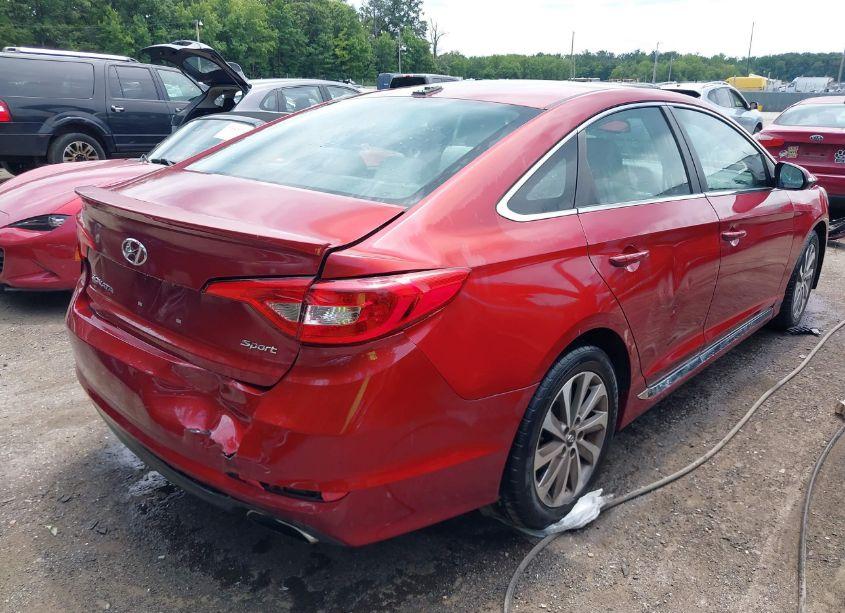 Photo 6 of 2015 Hyundai Sonata SPORT (VIN 5NPE34AFXFH034966)