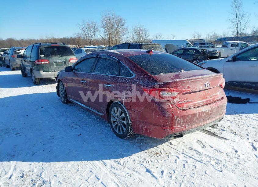 Photo 3 of 2015 Hyundai Sonata SPORT (VIN 5NPE34AFXFH050701)