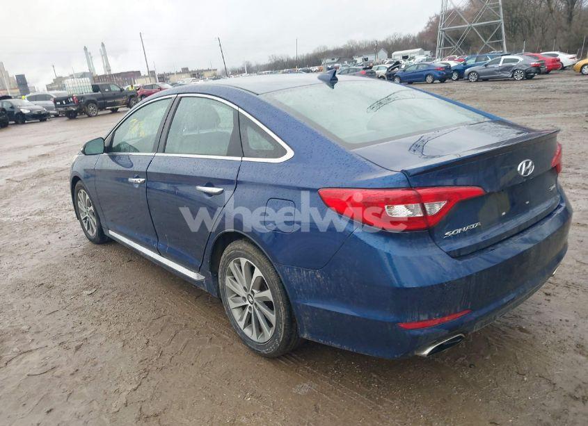 Photo 3 of 2015 Hyundai Sonata SPORT (VIN 5NPE34AFXFH192546)