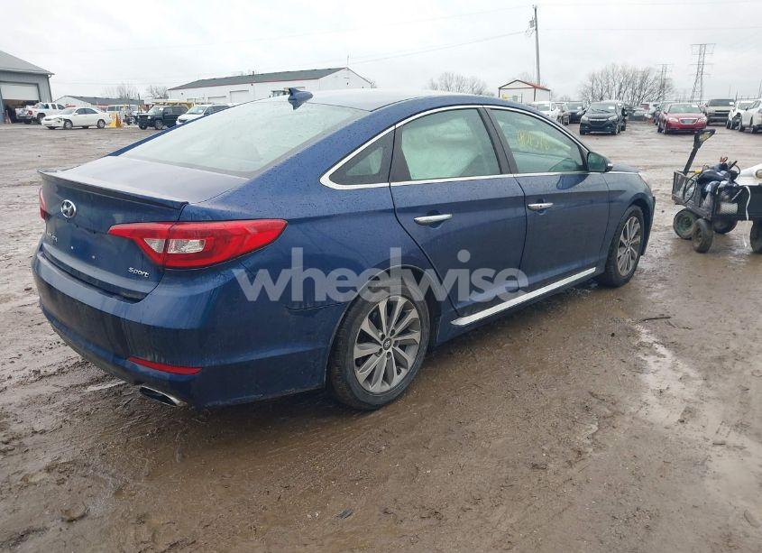 Photo 4 of 2015 Hyundai Sonata SPORT (VIN 5NPE34AFXFH192546)