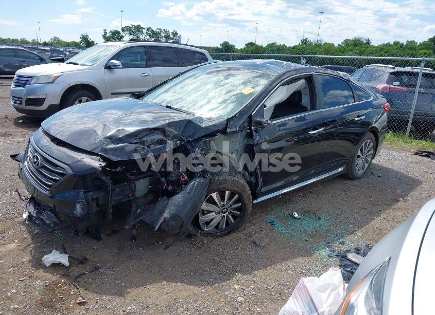 Photo 2 of 2016 Hyundai Sonata SPORT (VIN 5NPE34AFXGH333519)