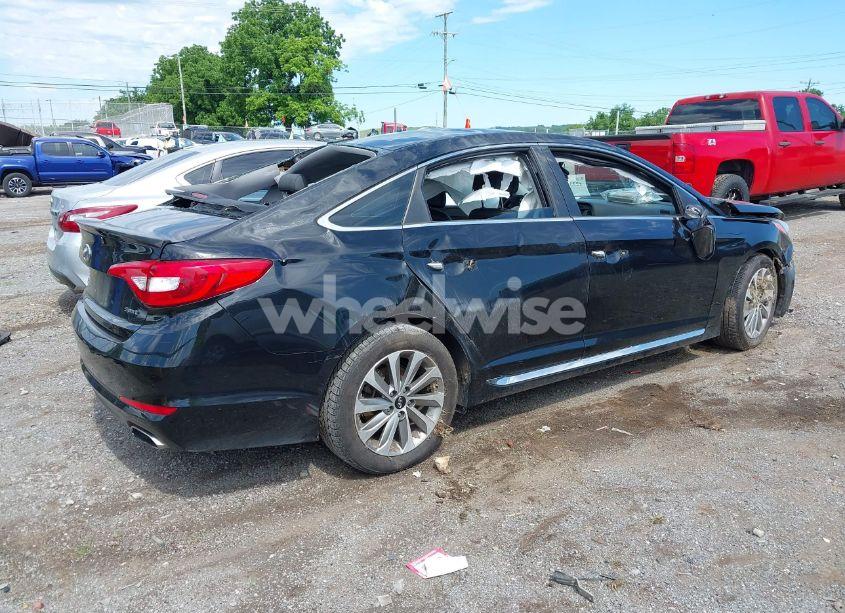 Photo 4 of 2016 Hyundai Sonata SPORT (VIN 5NPE34AFXGH333519)