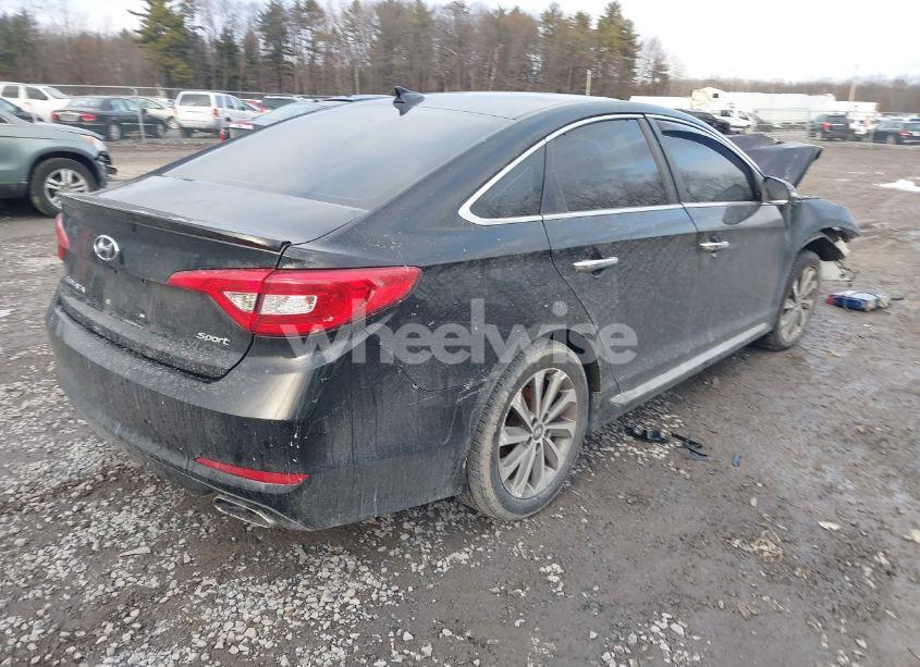Photo 4 of 2017 Hyundai Sonata SPORT (VIN 5NPE34AFXHH438448)