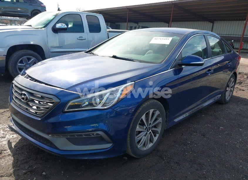 Photo 2 of 2017 Hyundai Sonata SPORT (VIN 5NPE34AFXHH520129)
