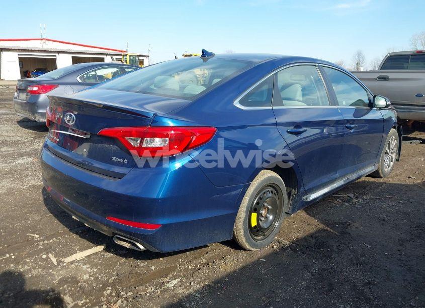 Photo 4 of 2017 Hyundai Sonata SPORT (VIN 5NPE34AFXHH520129)