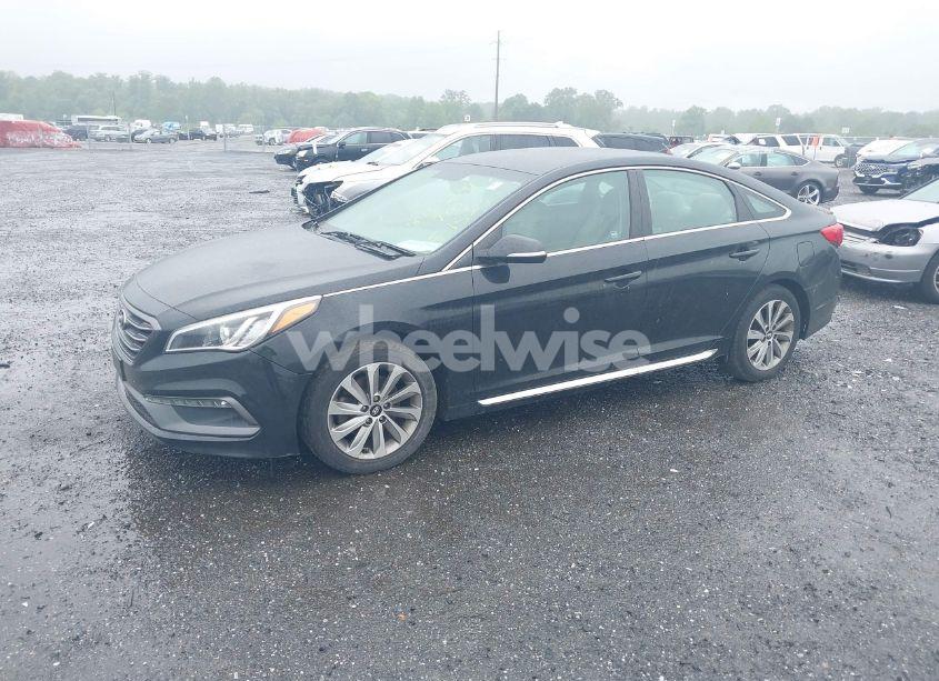 Photo 2 of 2017 Hyundai Sonata SPORT (VIN 5NPE34AFXHH524018)