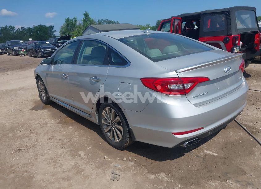 Photo 3 of 2017 Hyundai Sonata SPORT (VIN 5NPE34AFXHH585210)