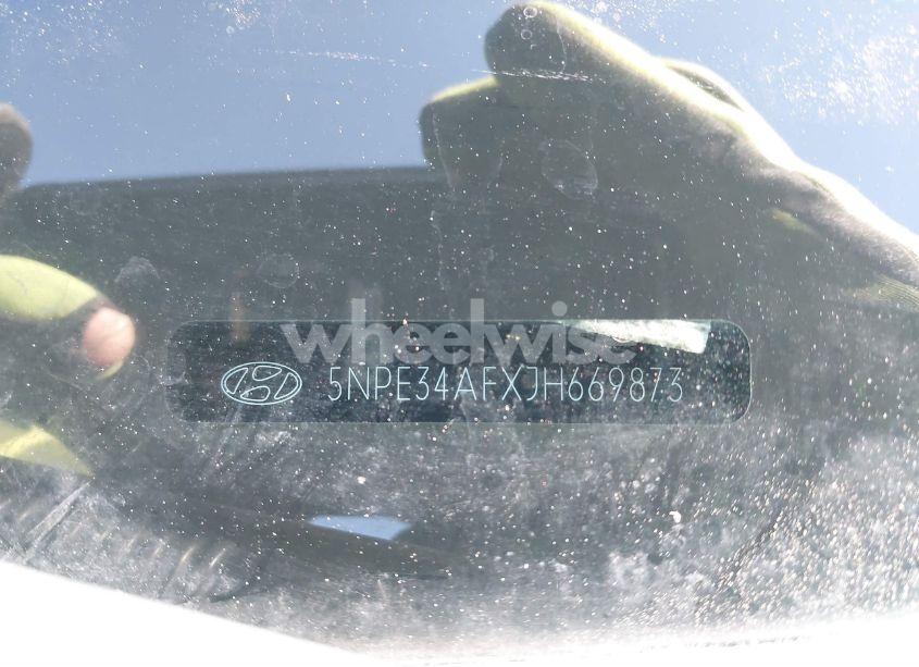 Photo 9 of 2018 Hyundai Sonata LIMITED (VIN 5NPE34AFXJH669873)