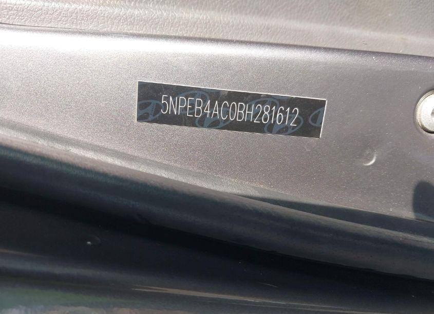 Photo 9 of 2011 Hyundai Sonata GLS (VIN 5NPEB4AC0BH281612)