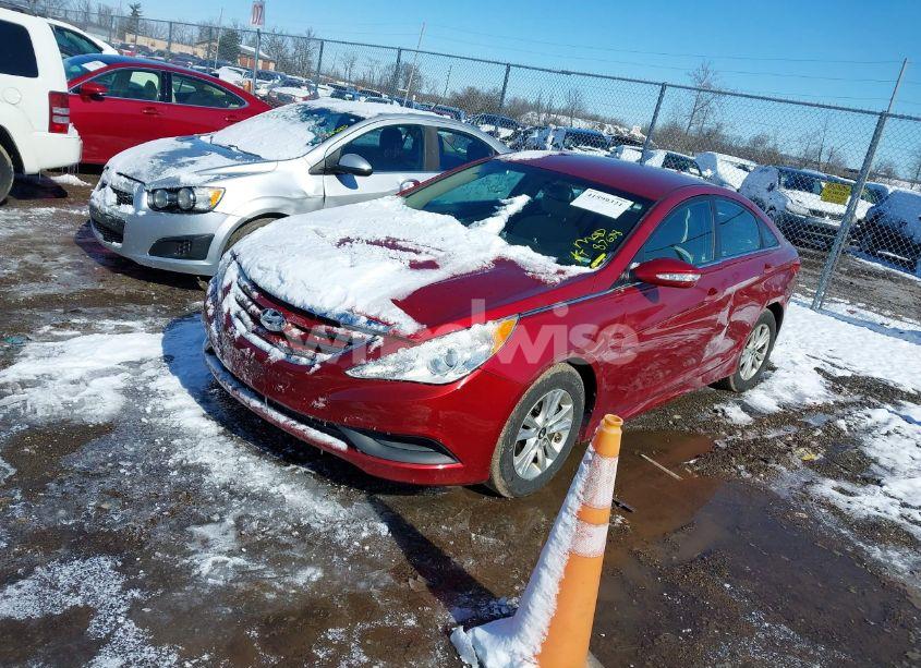 Photo 2 of 2014 Hyundai Sonata GLS (VIN 5NPEB4AC0EH942835)