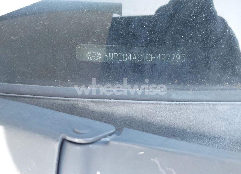 Photo 9 of 2012 Hyundai Sonata GLS (VIN 5NPEB4AC1CH497793)