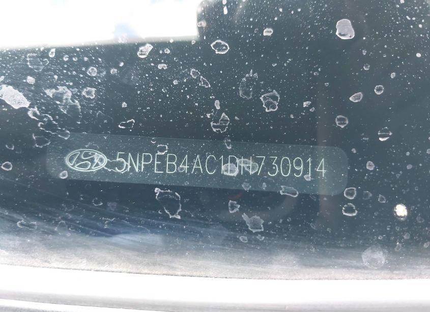 Photo 9 of 2013 Hyundai Sonata GLS (VIN 5NPEB4AC1DH730914)