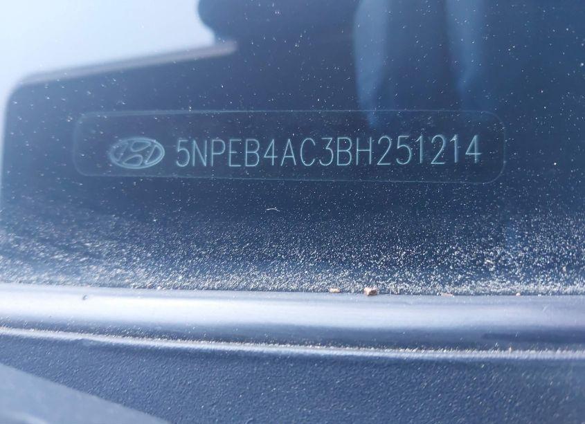 Photo 9 of 2011 Hyundai Sonata GLS (VIN 5NPEB4AC3BH251214)
