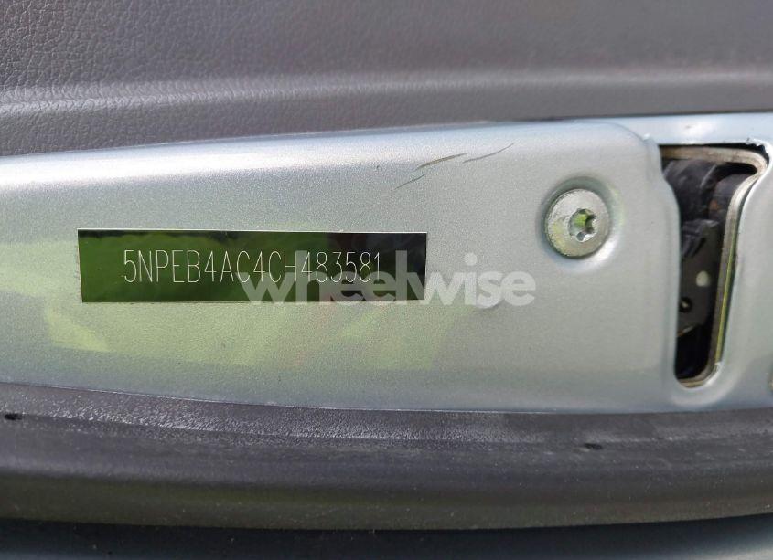 Photo 9 of 2012 Hyundai Sonata GLS (VIN 5NPEB4AC4CH483581)