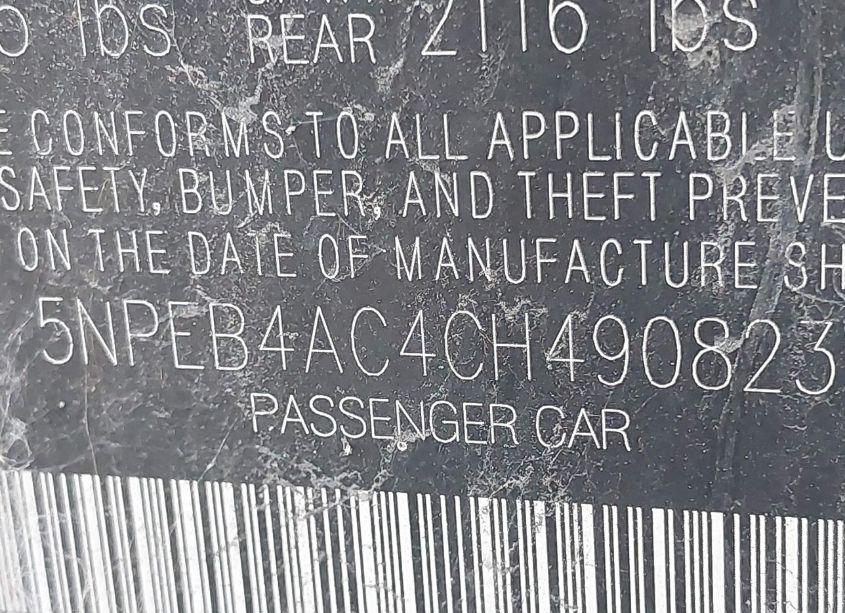 Photo 9 of 2012 Hyundai Sonata GLS (VIN 5NPEB4AC4CH490823)