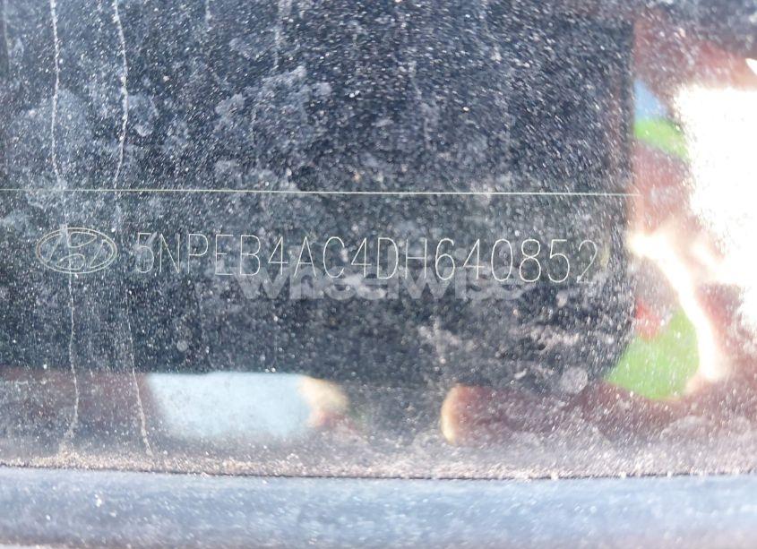 Photo 12 of 2013 Hyundai Sonata GLS (VIN 5NPEB4AC4DH640852)