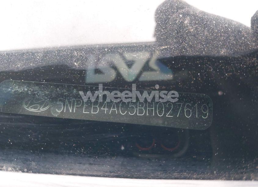 Photo 12 of 2011 Hyundai Sonata GLS (VIN 5NPEB4AC5BH027619)