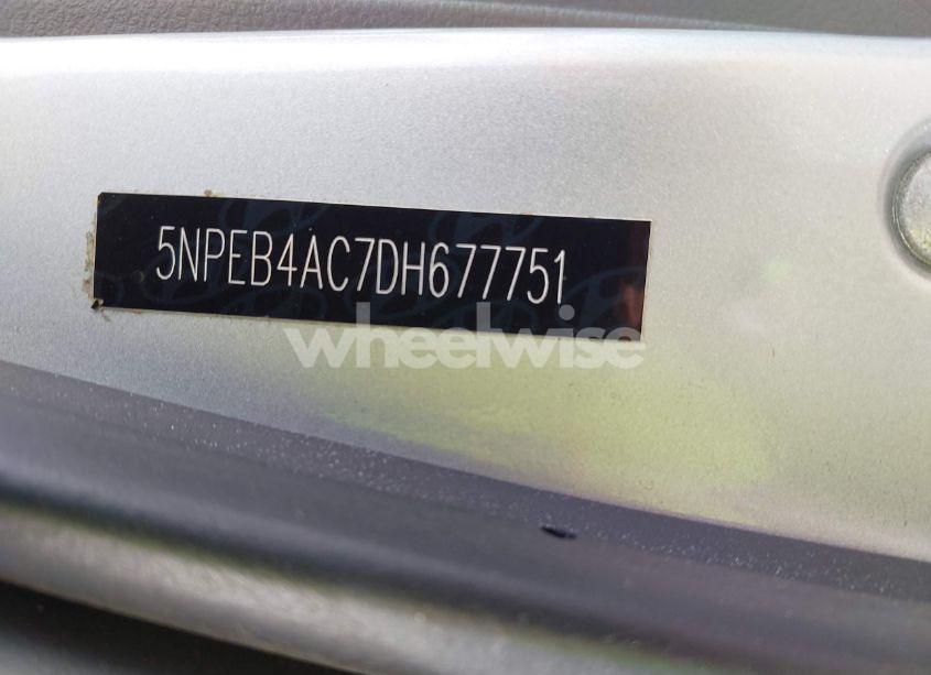 Photo 9 of 2013 Hyundai Sonata GLS (VIN 5NPEB4AC7DH677751)