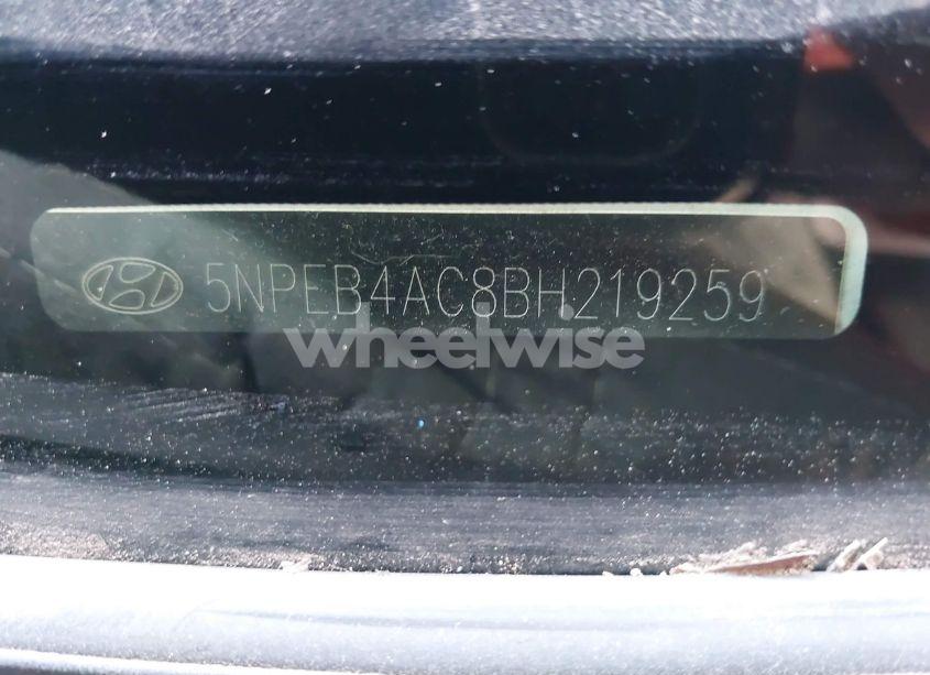 Photo 9 of 2011 Hyundai Sonata GLS (VIN 5NPEB4AC8BH219259)