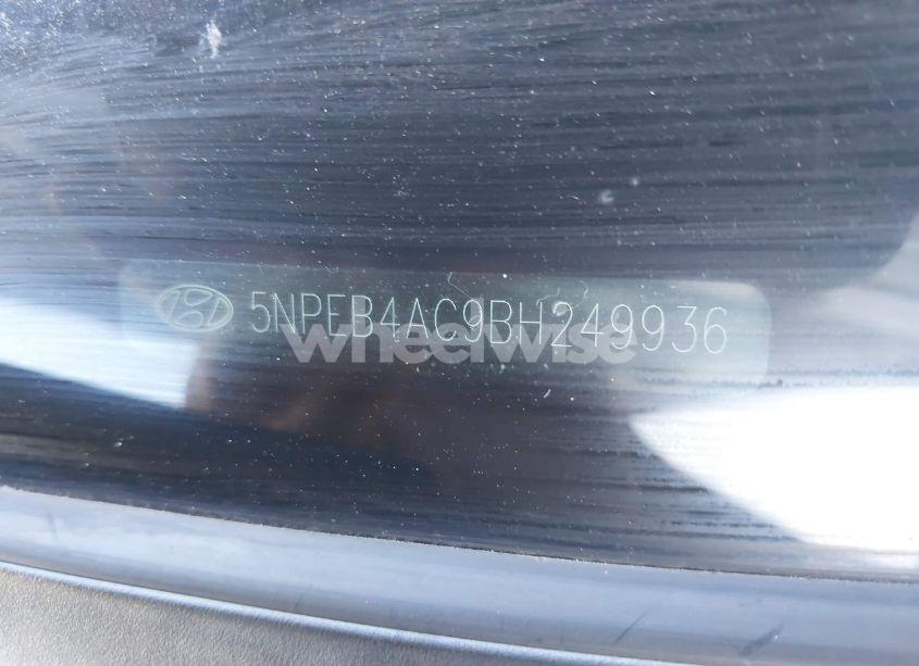 Photo 9 of 2011 Hyundai Sonata GLS (VIN 5NPEB4AC9BH249936)