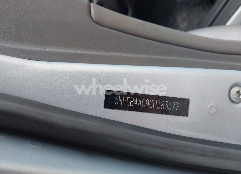 Photo 9 of 2012 Hyundai Sonata GLS (VIN 5NPEB4AC9CH383377)