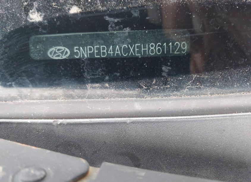 Photo 9 of 2014 Hyundai Sonata GLS (VIN 5NPEB4ACXEH861129)