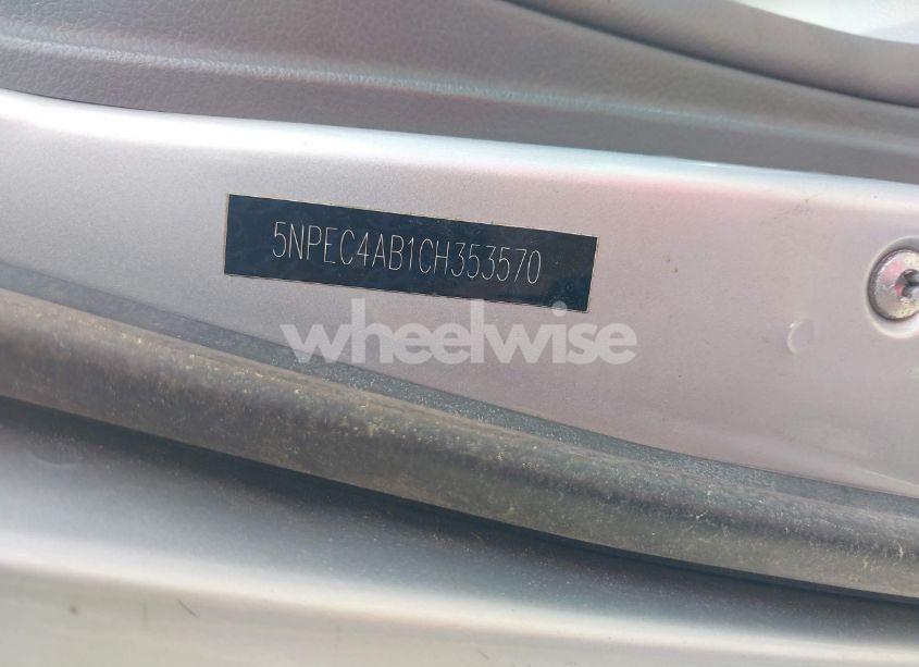 Photo 9 of 2012 Hyundai Sonata LIMITED 2.0T (VIN 5NPEC4AB1CH353570)