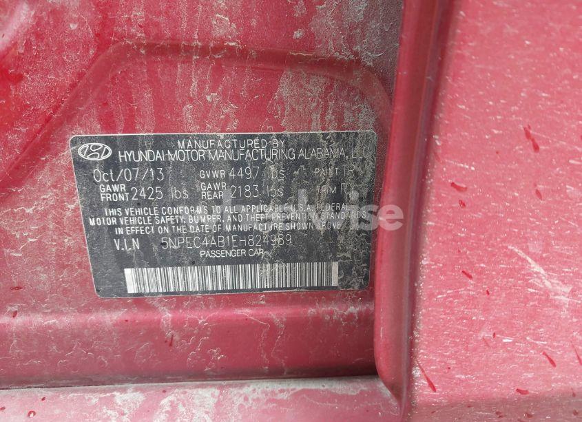 Photo 9 of 2014 Hyundai Sonata SE 2.0T (VIN 5NPEC4AB1EH824989)